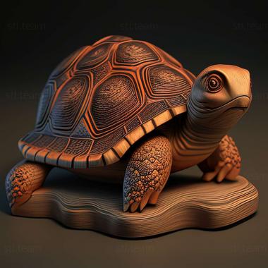 3D model Harriet turtle famous animal (STL)